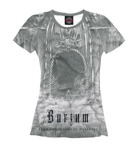 

Футболки Print Bar, Белый, Burzum