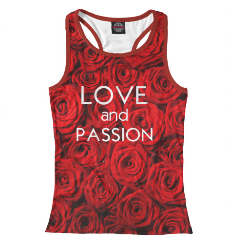 

Майки борцовки Print Bar, Белый, Love & Passion