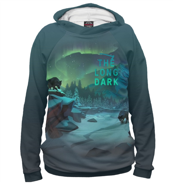 Женское худи с изображением The Long Dark цвета Белый