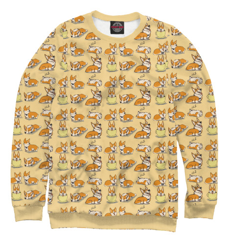 

Свитшоты Print Bar, Белый, Welsh Corgi Team