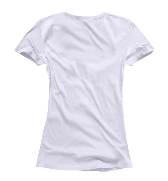 Женская футболка с изображением кролик цвета Белый