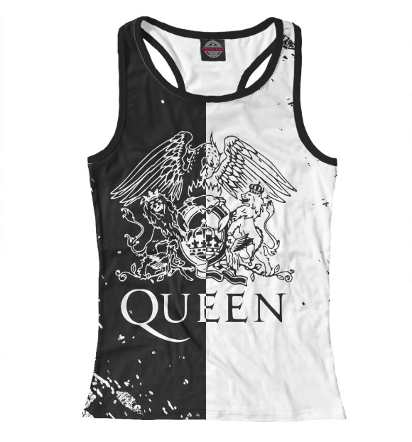 Женская майка-борцовка с изображением Overlord цвета Белый