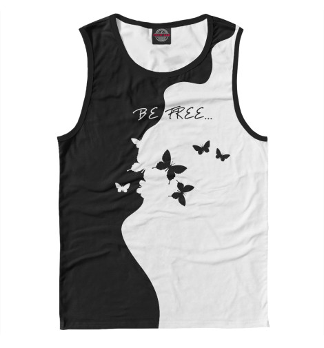 

Майки Print Bar, Белый, Be free