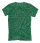 Мужская футболка Леопардовый узор зеленый