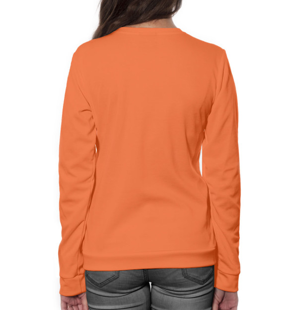 Женский свитшот с изображением Постирония цвета Белый