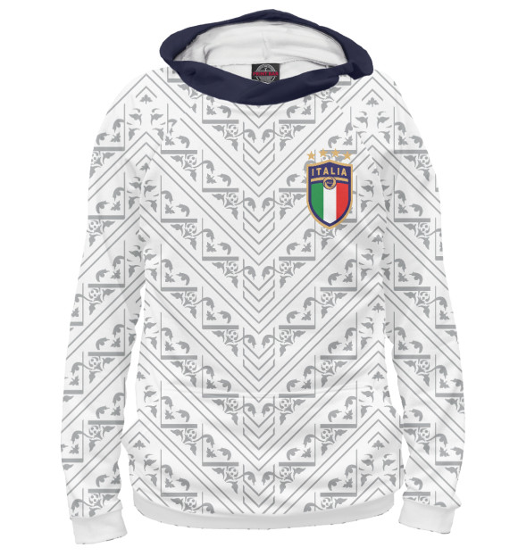 Мужское худи с изображением Италия форма 2020 цвета Белый