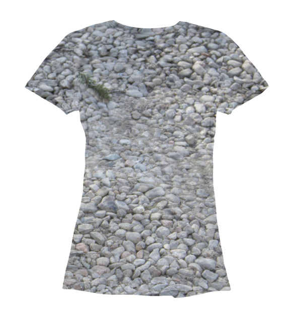 Женская футболка с изображением Овчарка цвета Белый