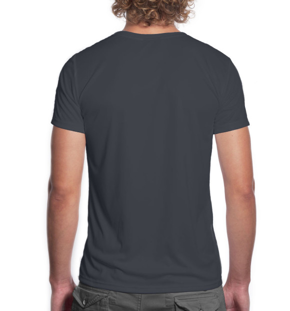 Мужская футболка с изображением Сфинкс цвета Белый