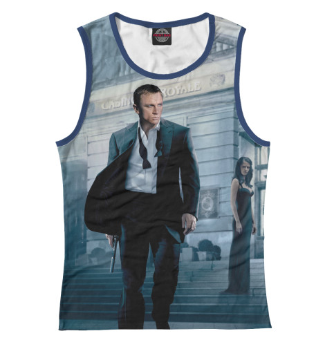 

Майки Print Bar, Белый, Джеймс Бонд