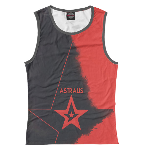 Майка для девочки с изображением Astralis цвета Белый