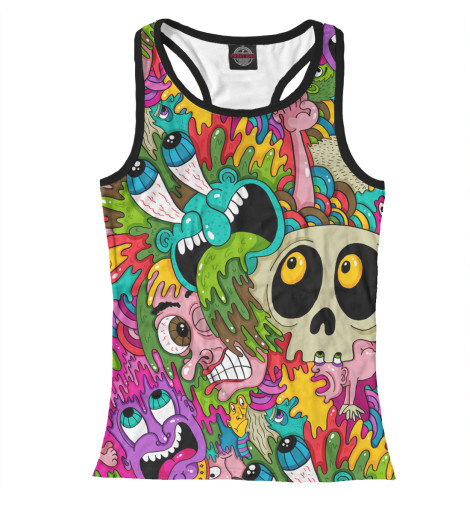 

Майки борцовки Print Bar, Белый, Стикеры