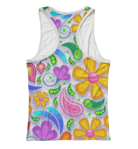 

Майки борцовки Print Bar, Белый, Flower Time