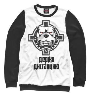 Женский свитшот Злой питбуль