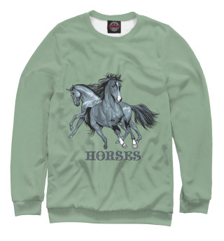Мужской свитшот Horses
