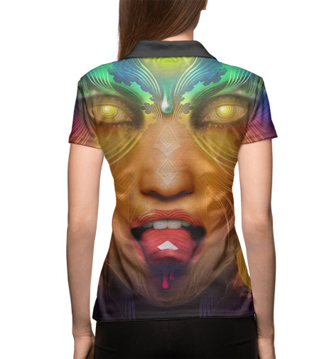 

Поло Print Bar, Белый, liquid