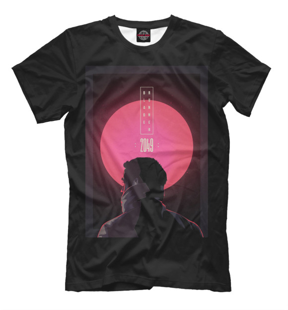 Мужская футболка с изображением Blade Runner цвета Черный