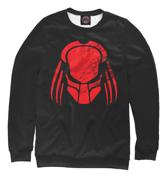Свитшот для мальчиков с изображением Predator Logo цвета Белый
