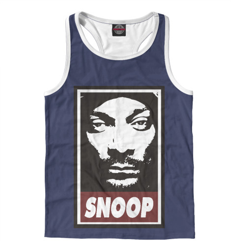 

Майки борцовки Print Bar, Белый, Snoop Dogg