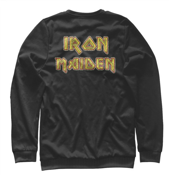 Свитшот для мальчиков с изображением Iron Maiden цвета Белый