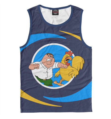 

Майки Print Bar, Белый, Питер и Петух