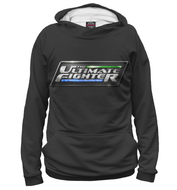 Мужское худи с изображением The Ultimate Fighter цвета Белый