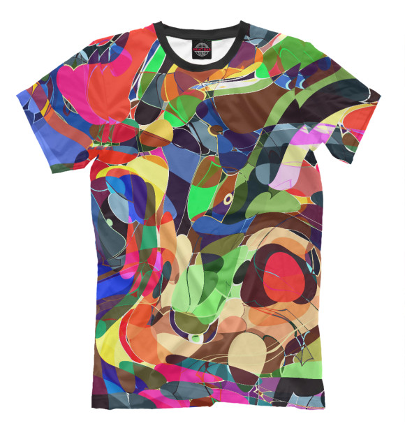 Мужская футболка с изображением Fantasy цвета Молочно-белый