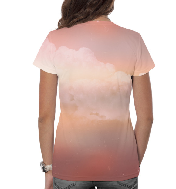 Женская футболка с изображением Титаник цвета Белый