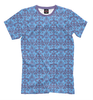 Мужская футболка Damask Blue Rasberry