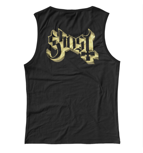 Майка для девочки с изображением Ghost цвета Белый