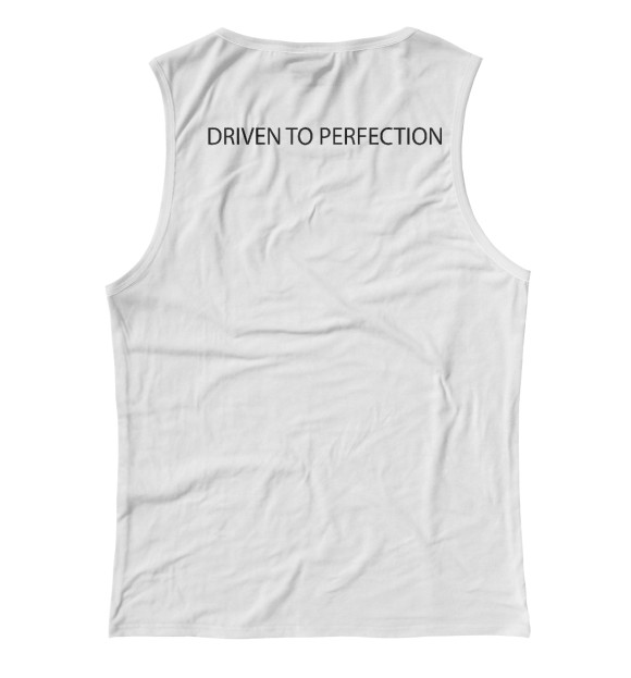 Майка для девочки с изображением Senna - driver to perfection цвета Белый