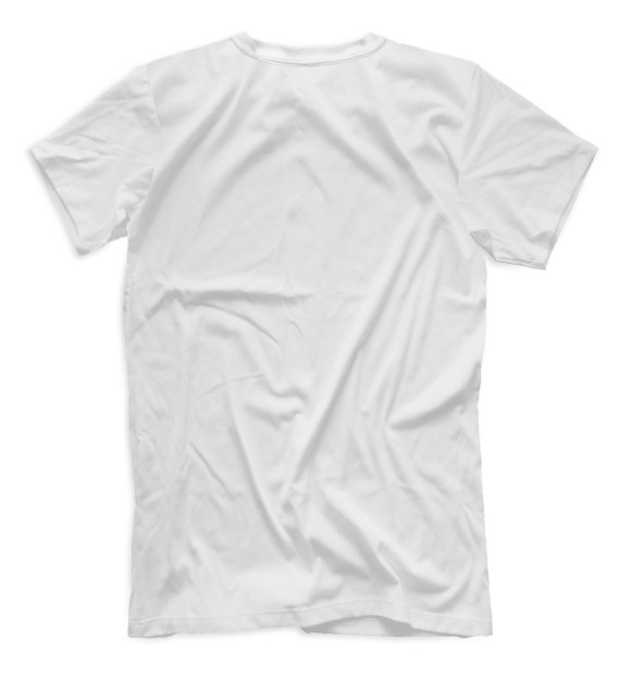 Мужская футболка с изображением Нефтедобыча цвета Белый