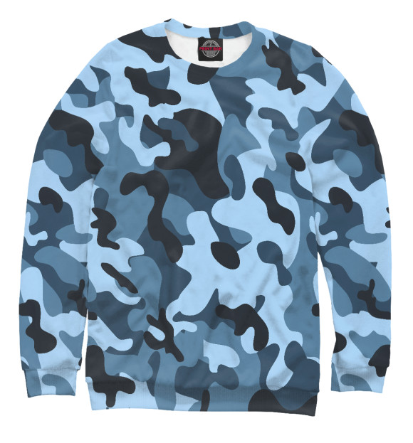 Свитшот для девочек с изображением Камуфляж Омон цвета Белый