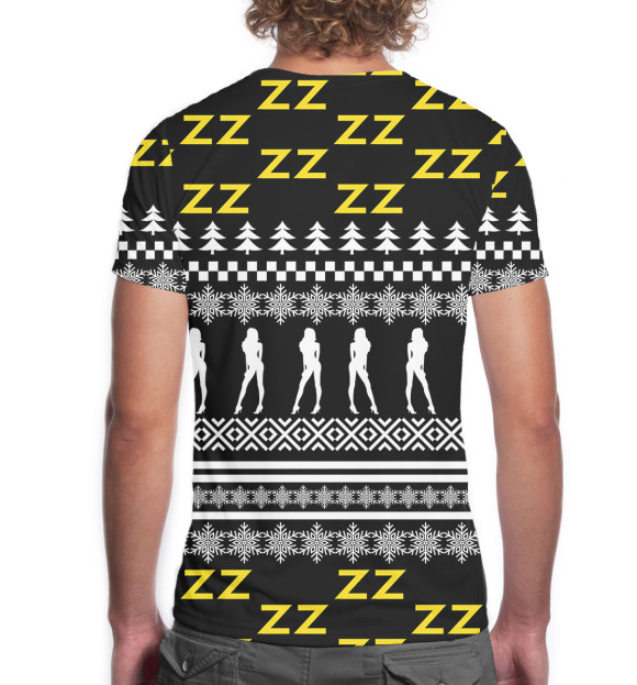 Мужская футболка с изображением Brazzers цвета Белый