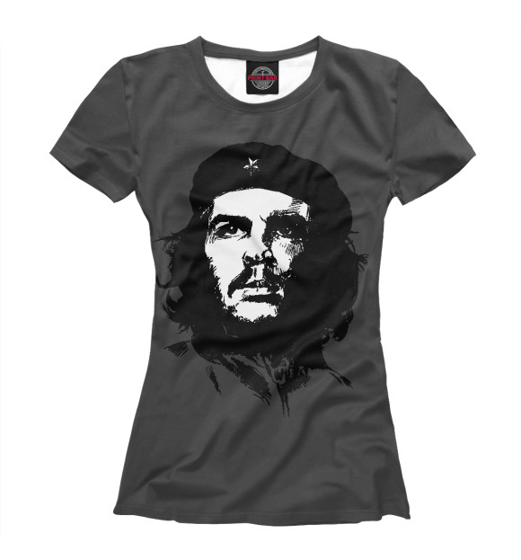 Женская футболка с изображением Че Гевара цвета Белый