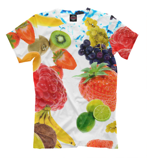 

Футболки Print Bar, Молочно-белый, Ягодный микс