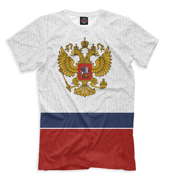 Футболка для мальчиков с изображением Сборная России цвета Белый