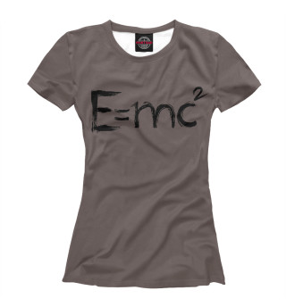 Женская футболка Формула Эйнштейна