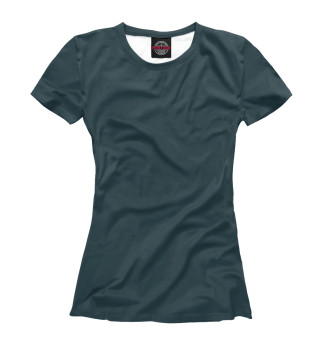 Женская футболка Цвет Синий океан