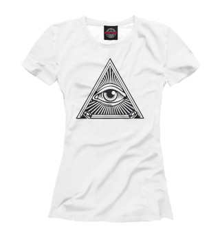 Женская футболка Всевидящее око