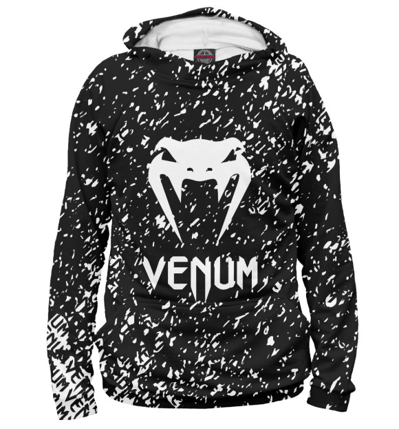 Женское худи с изображением Venum цвета Белый