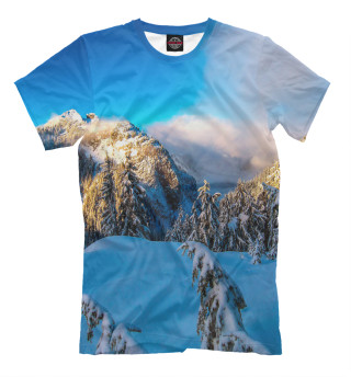 Мужская футболка Красота гор