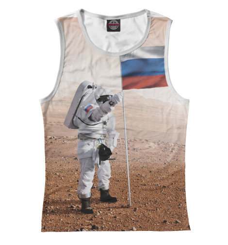 

Майки Print Bar, Белый, Русский космос