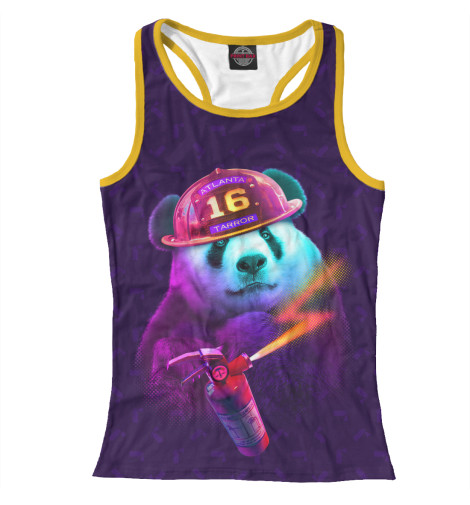 

Майки борцовки Print Bar, Белый, Panda Fireman