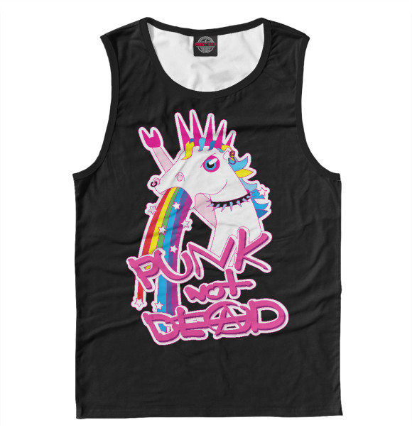 Майка для мальчика с изображением Punk-n-pony цвета Белый