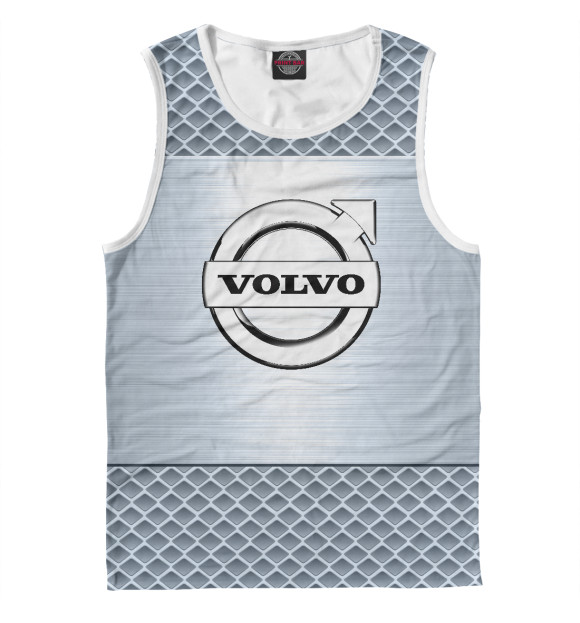 Майка для мальчика с изображением Volvo цвета Белый