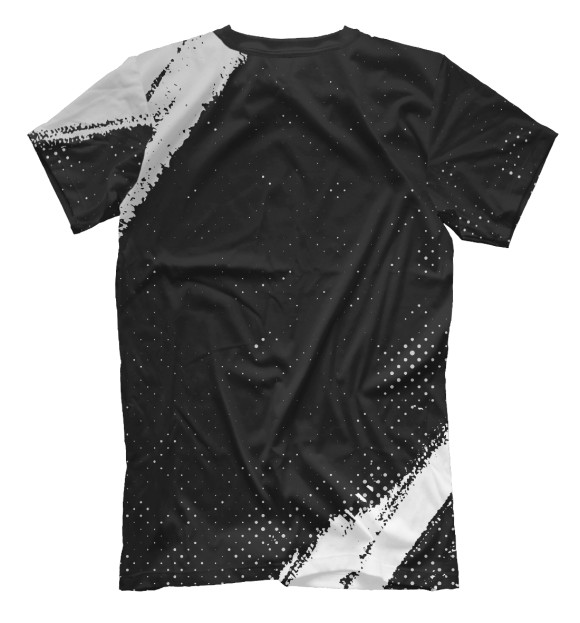 Мужская футболка с изображением Денис | Тигр цвета Белый