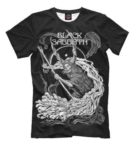 

Футболки Print Bar, Черный, Black Sabbath