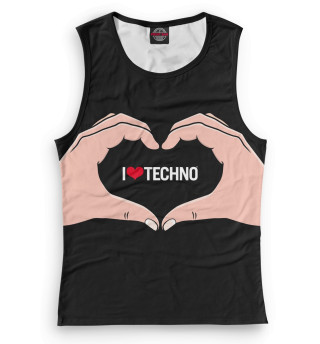 Майка для девочки Techno
