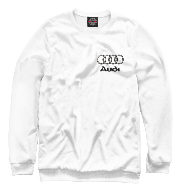Свитшот для мальчиков с изображением Audi цвета Белый