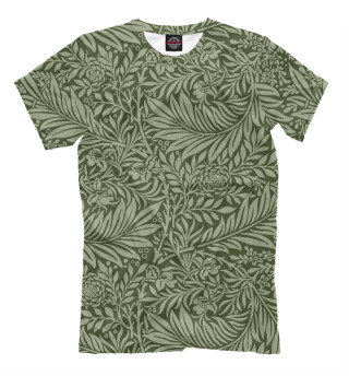 Мужская футболка Flowers Green